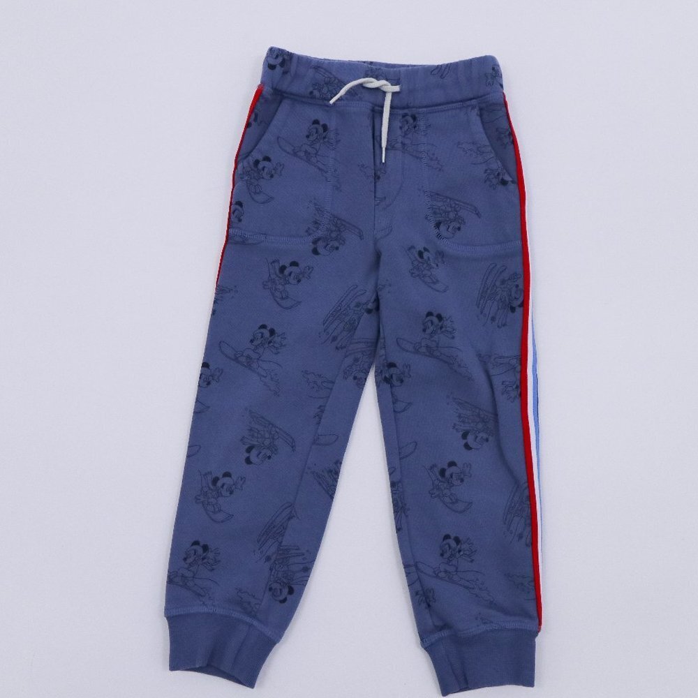 Gap x Disney Joggers Sweatpants Pants Boys 5T Blue Mickey Mouse